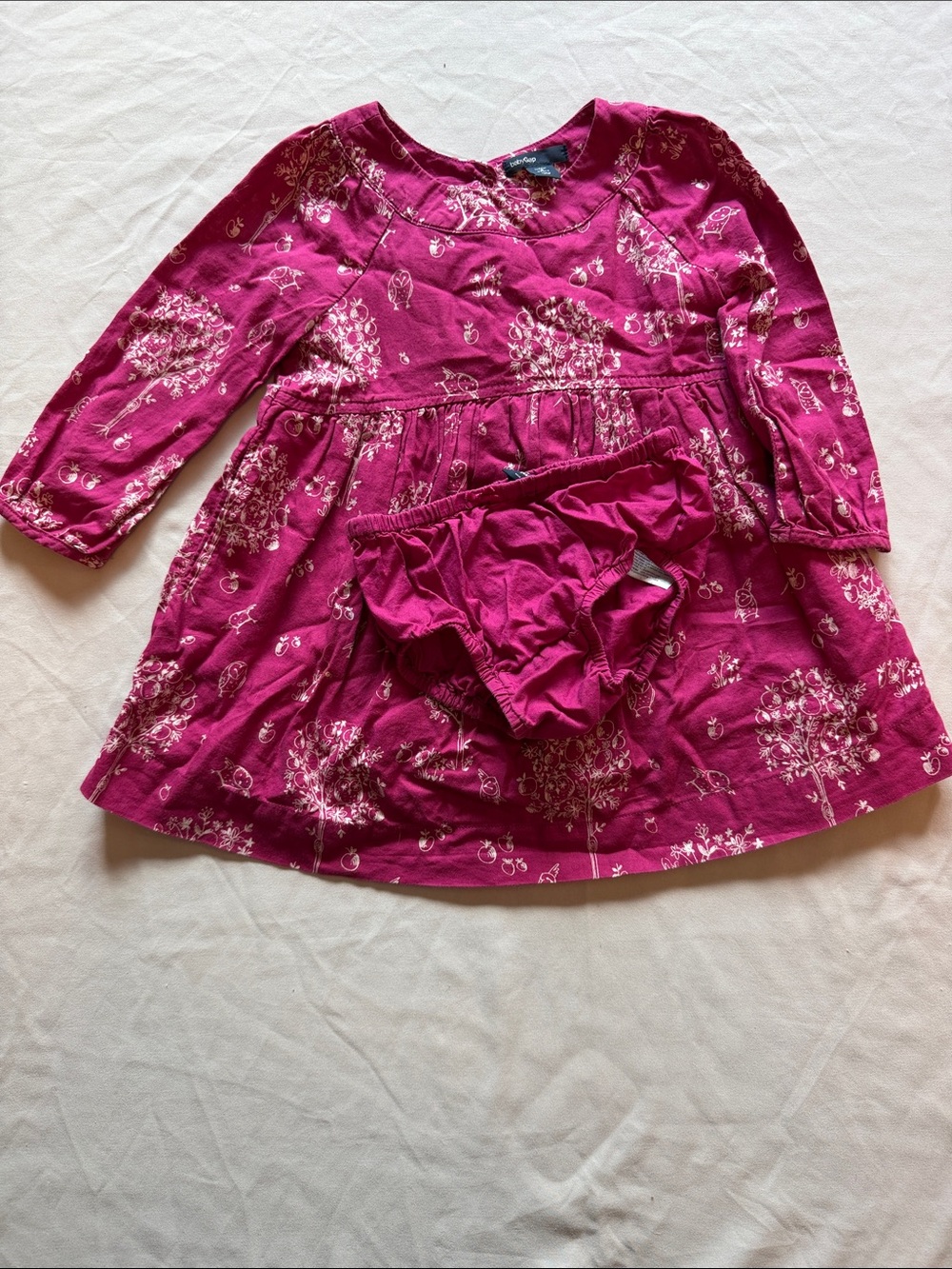 GAP (babyGap) Toddler Magenta Floral Top